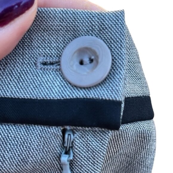 ESCADA NWOT Woman's Grey 100% Wool Dress Pants Straight Leg High Waist Size 42 - Picture 7 of 10